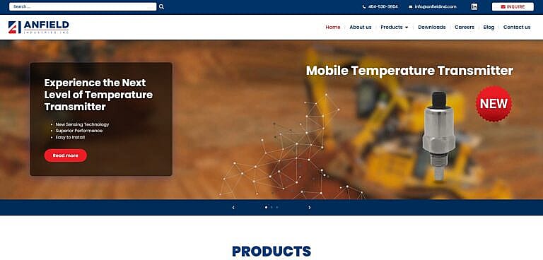 Web Design Toronto 6 Anfieldind.com