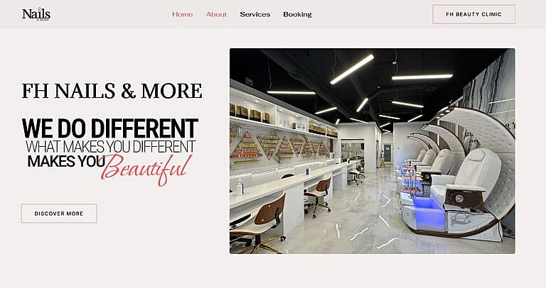 Web Design Toronto 5 fhnailsandmore.ca 3