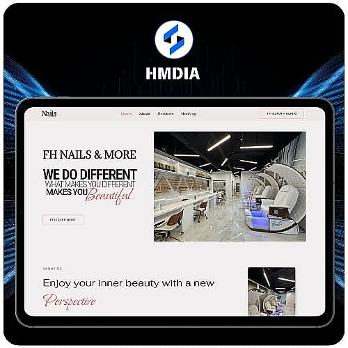 Web Design Richmond Hill 2 fhnailsandmore