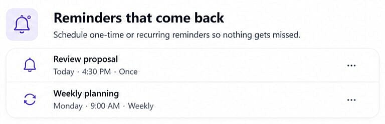 reminders