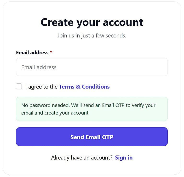 Registration Form
