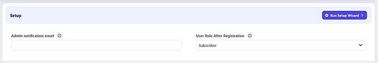 Admin notification email