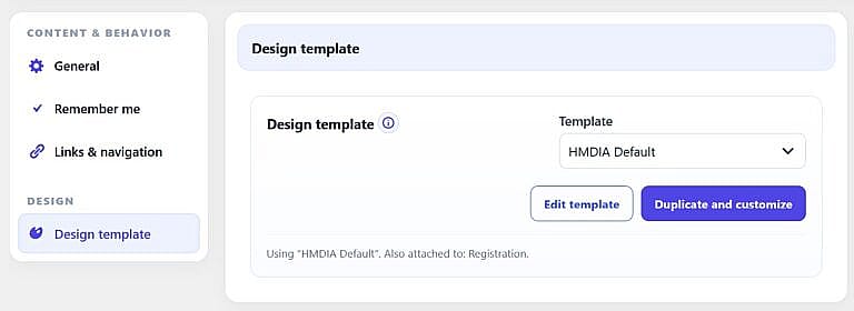Design Template Login