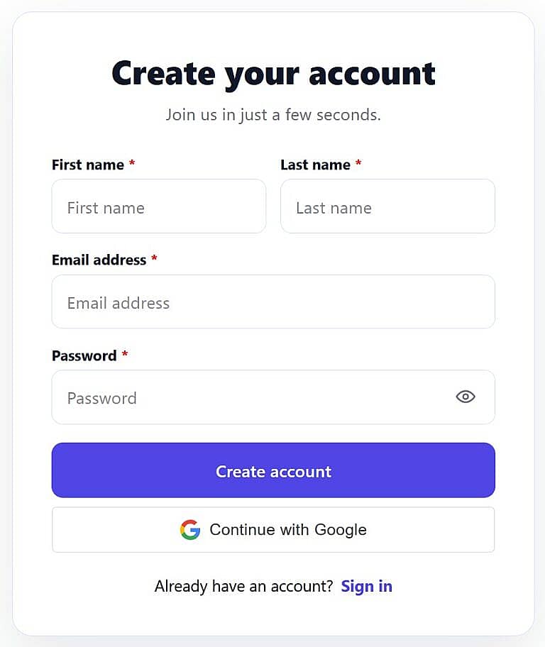 User Registration Login Form e1791465498135