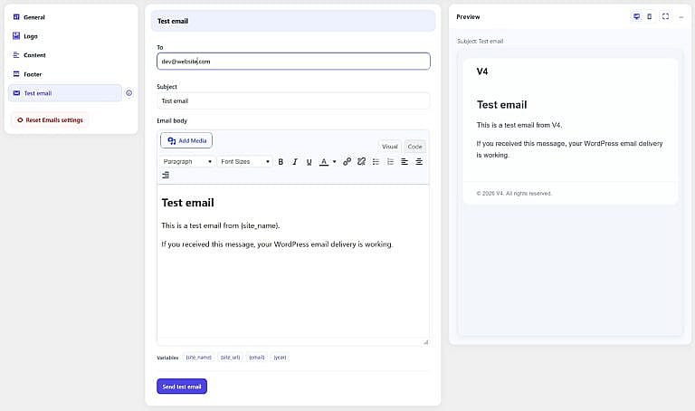 test email